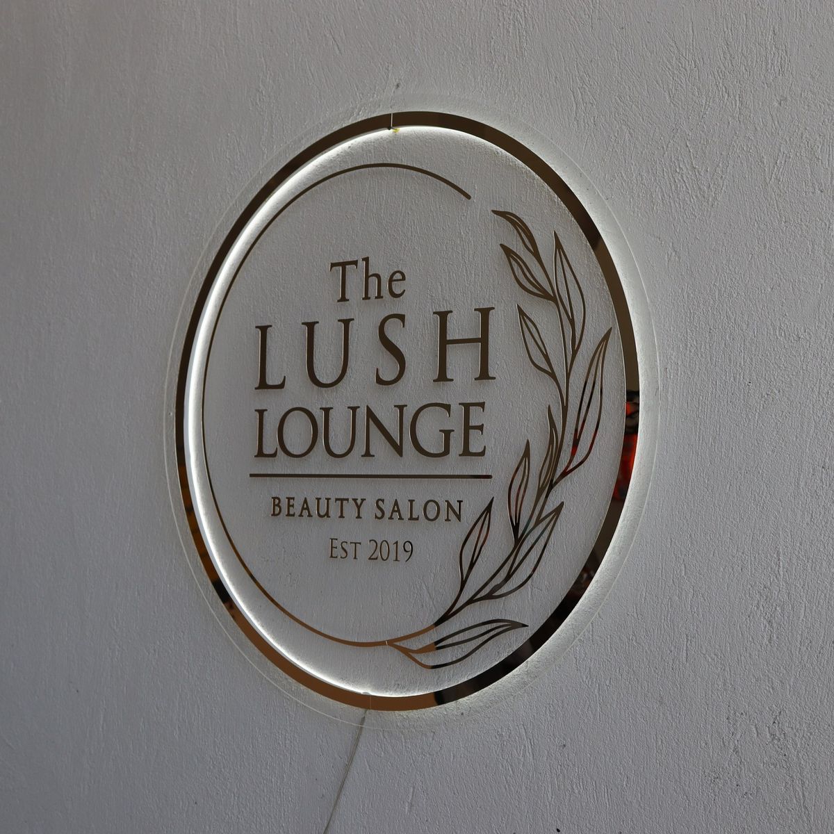 Custom LED Acrylic Business Sign – Personalized Backlit Signage for Offices, Studios & Shops