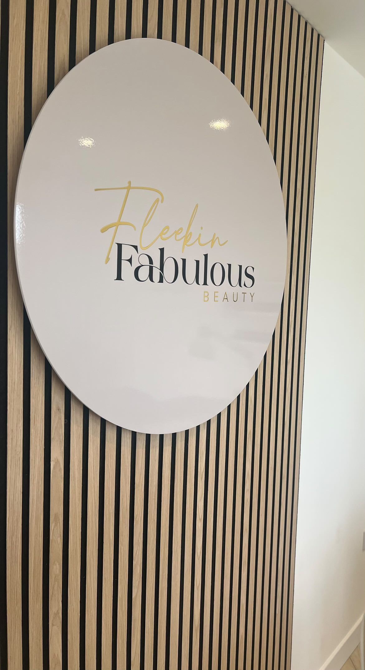 Backlit Circular Acrylic Sign