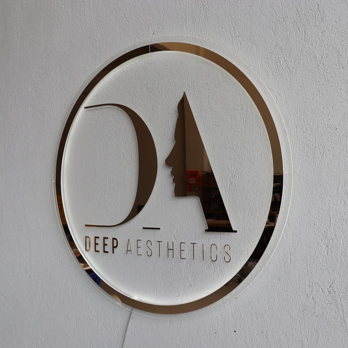 Backlit Circular Acrylic Sign