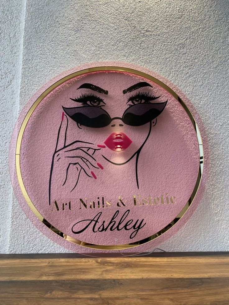 Backlit Circular Acrylic Sign