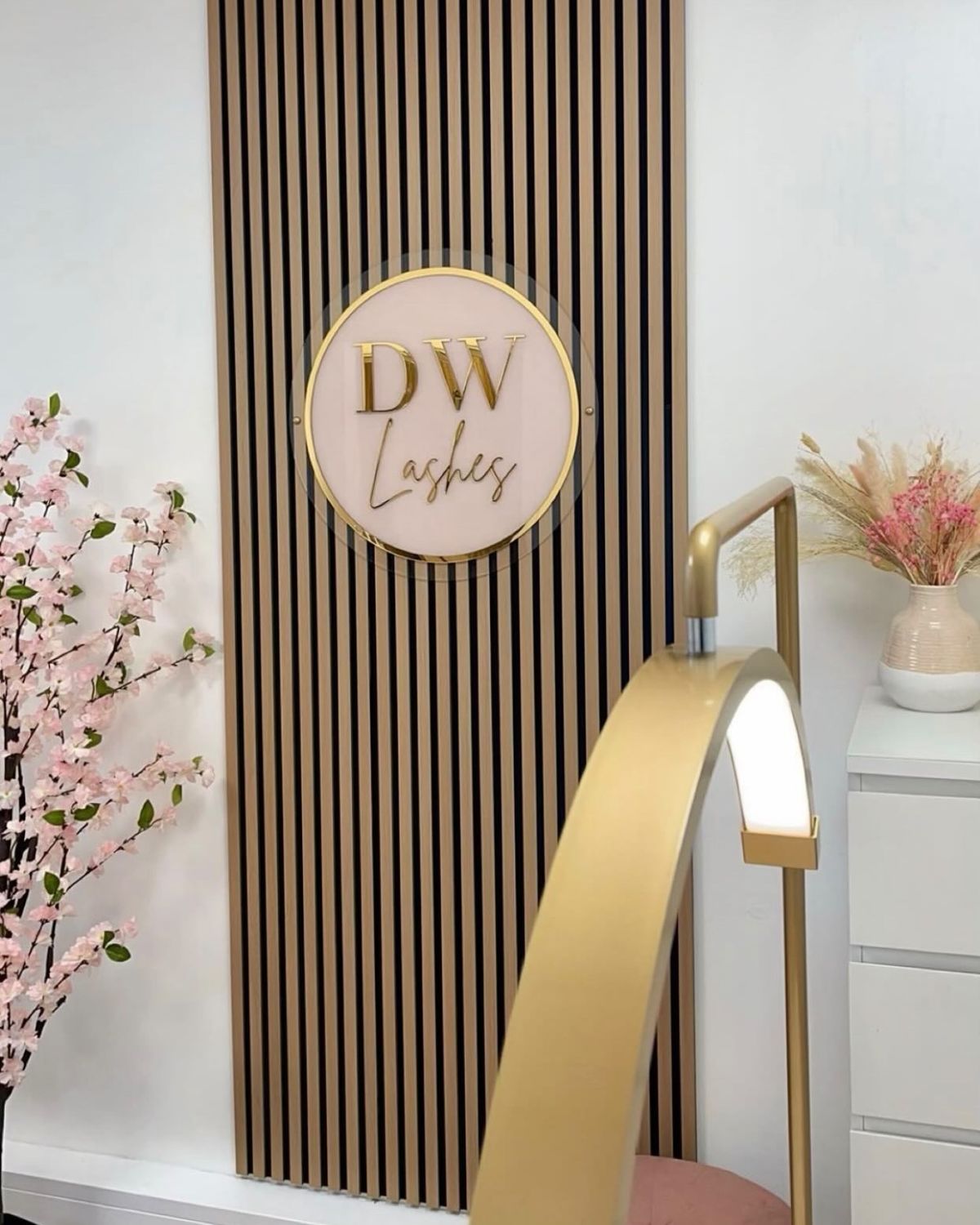 Backlit Circular Acrylic Sign