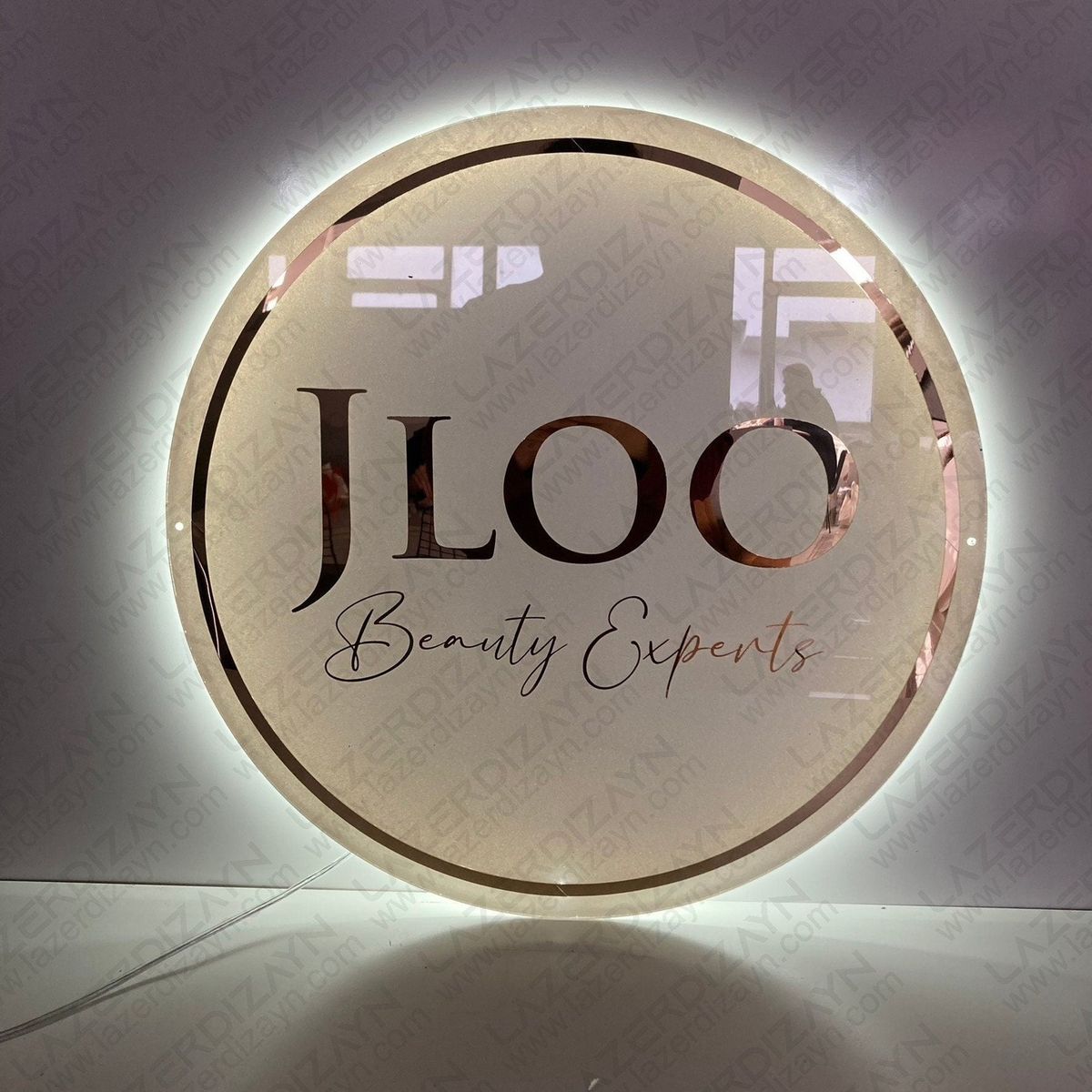 Backlit Circular Acrylic Sign
