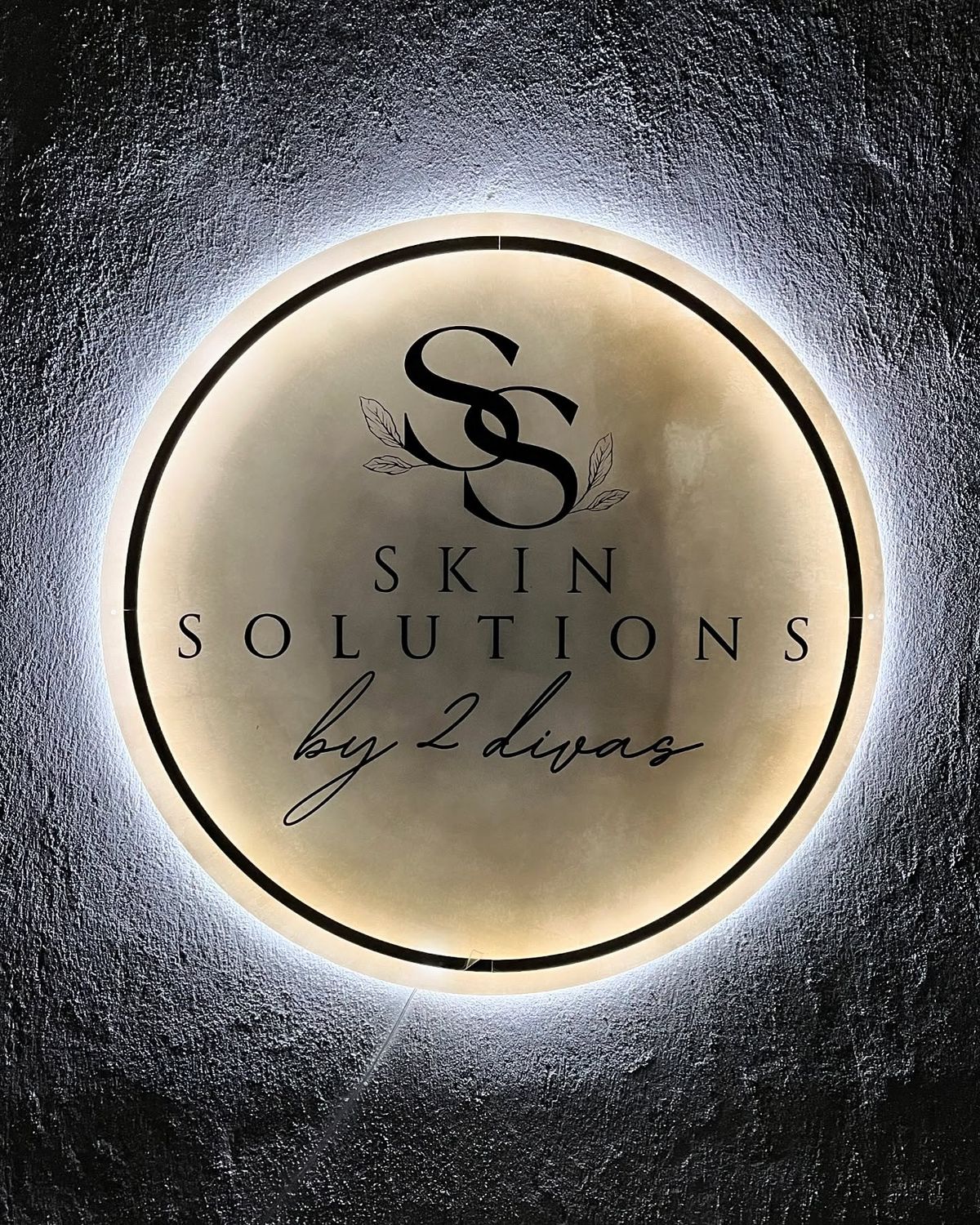 Backlit Circular Acrylic Sign
